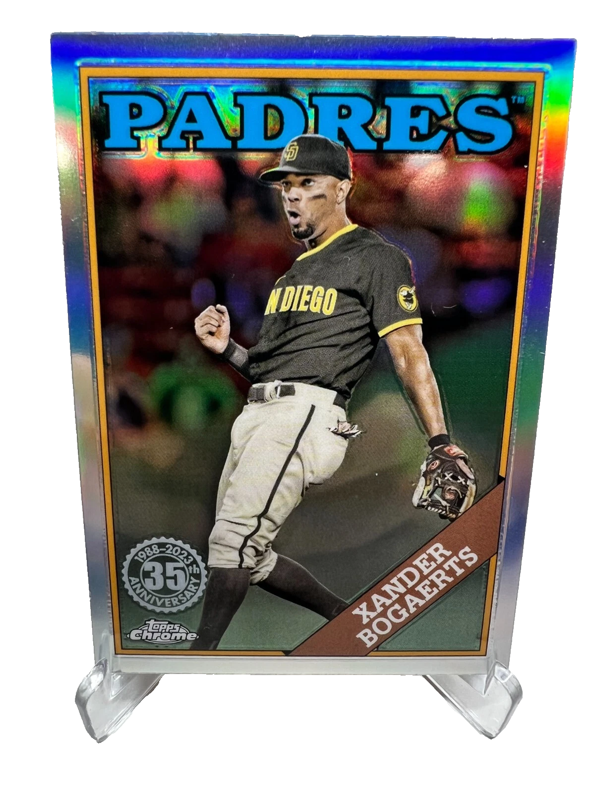 Xander Bogaerts 2023 Topps Chrome 35th Anniversary Refractor #88BC-8 Padres