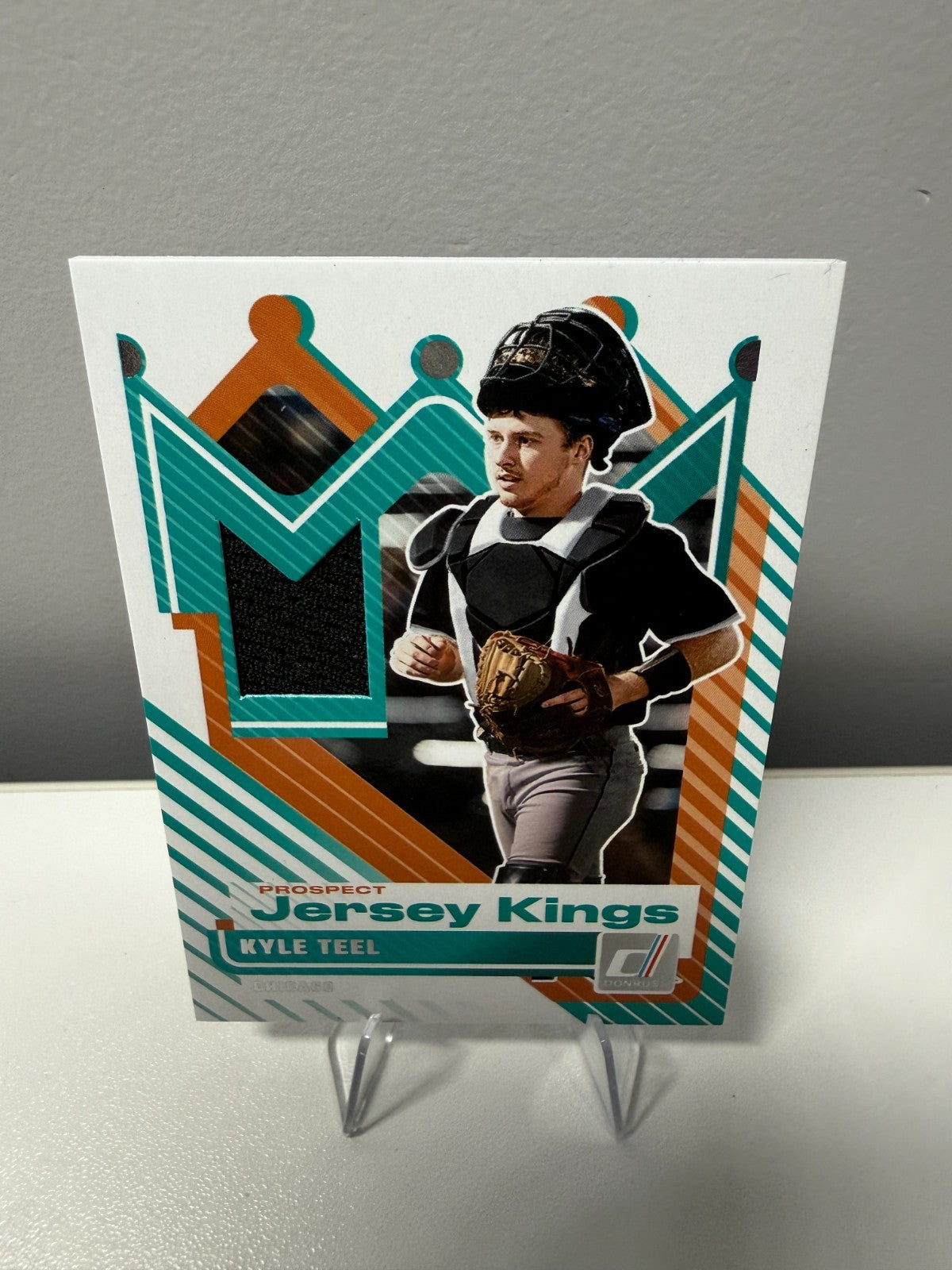 Kyle Teel 2025 Panini Donruss Prospect Jersey Kings #PJK-KT White Sox