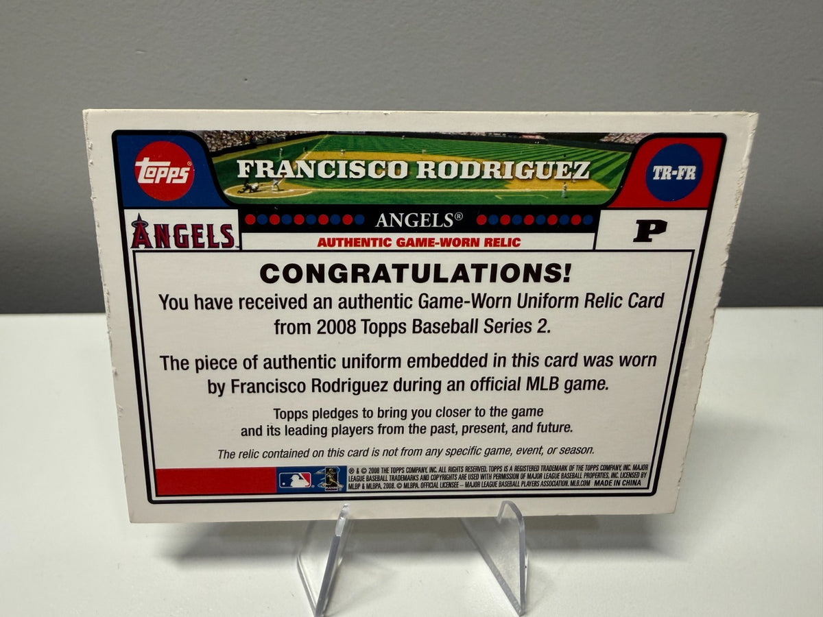Francisco Rodriguez 2008 Topps Retail Relics #TR-FR Angels