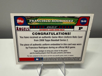Francisco Rodriguez 2008 Topps Retail Relics #TR-FR Angels