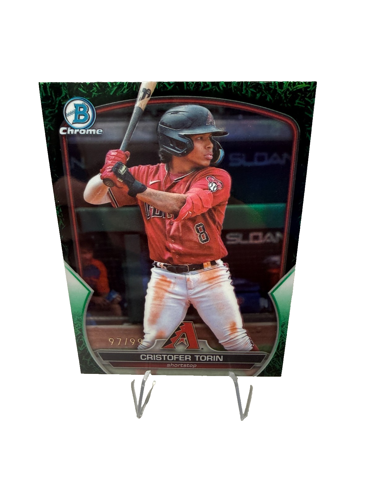 Cristofer Torin 2023 Bowman Draft Chrome Green Grass Refractor /99 #BDC-148