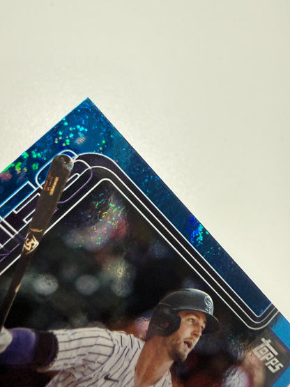 Ryan Mcmahon 2025 Topps Series 2 Blue Holo Foil /150 #360 Rockies
