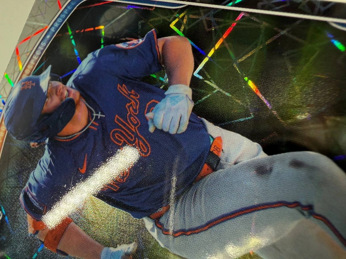 Carson Benge 2025 Bowman Draft Chrome Lazer Refractor #BDC-138 Mets