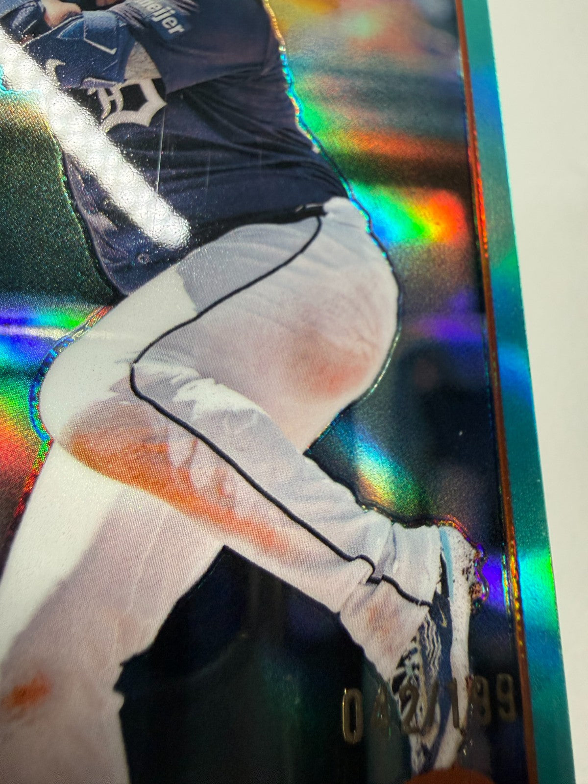 Gleyber Torres 2025 Topps Chrome Aqua Refractor /199 #190 Tigers