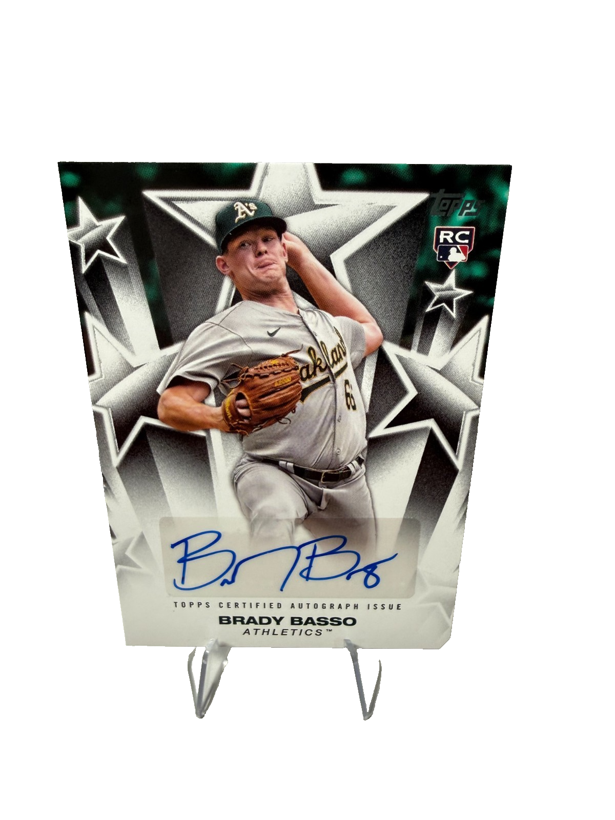 Brady Basso 2025 Topps Series 2 Baseball Stars Auto RC #BSA2-BBA Athletics