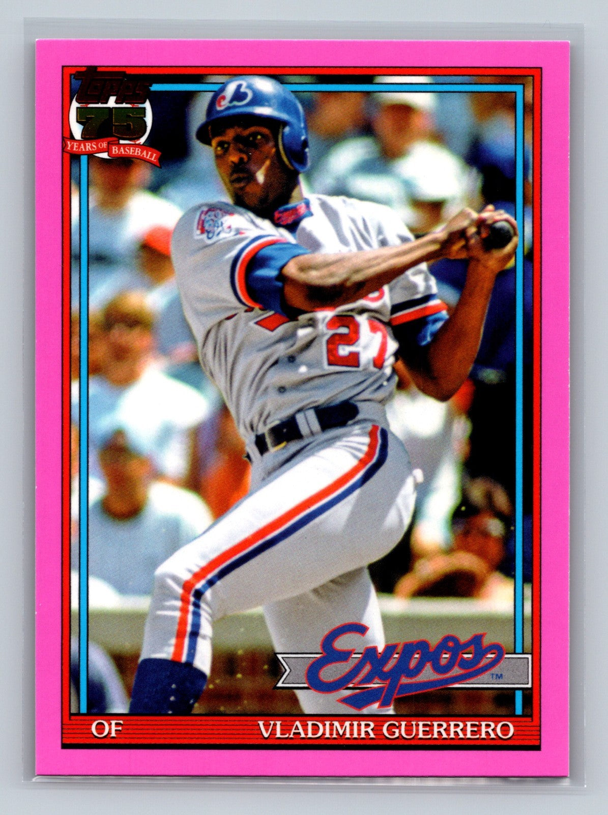 Vladimir Guerrero 2026 Topps Series 1 1991 Pink Border #T91-93 Expos