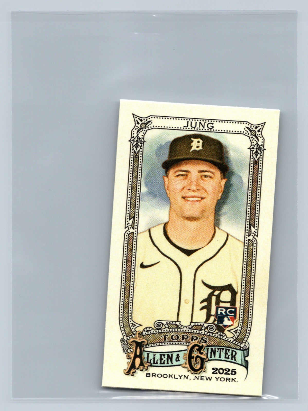 Jace Jung 2025 Topps Allen & Ginter Mini Framed RC #85 Tigers