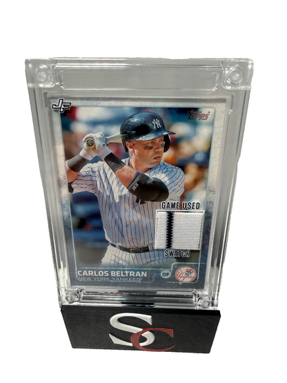 Carlos Beltran 2022 Topps Fusion Game Used Swatch Yankees