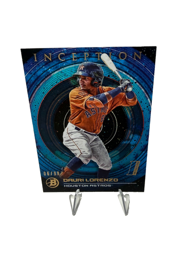 Dauri Lorenzo 2022 Bowman Inception Blue Foil /99 #33 Astros