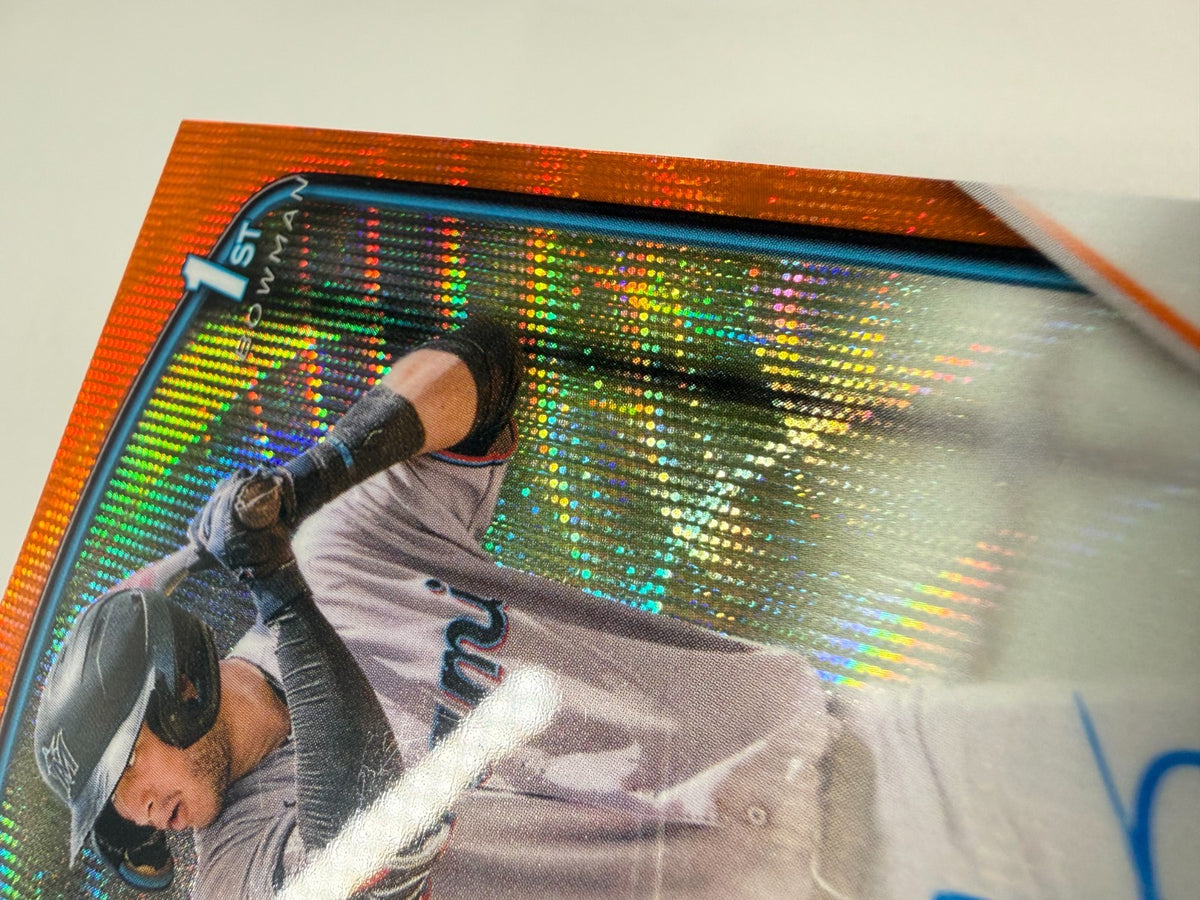 Ronald Hernandez 2023 Bowman Chrome 1st Orange Wave Refractor Auto /25 #CPA-RH