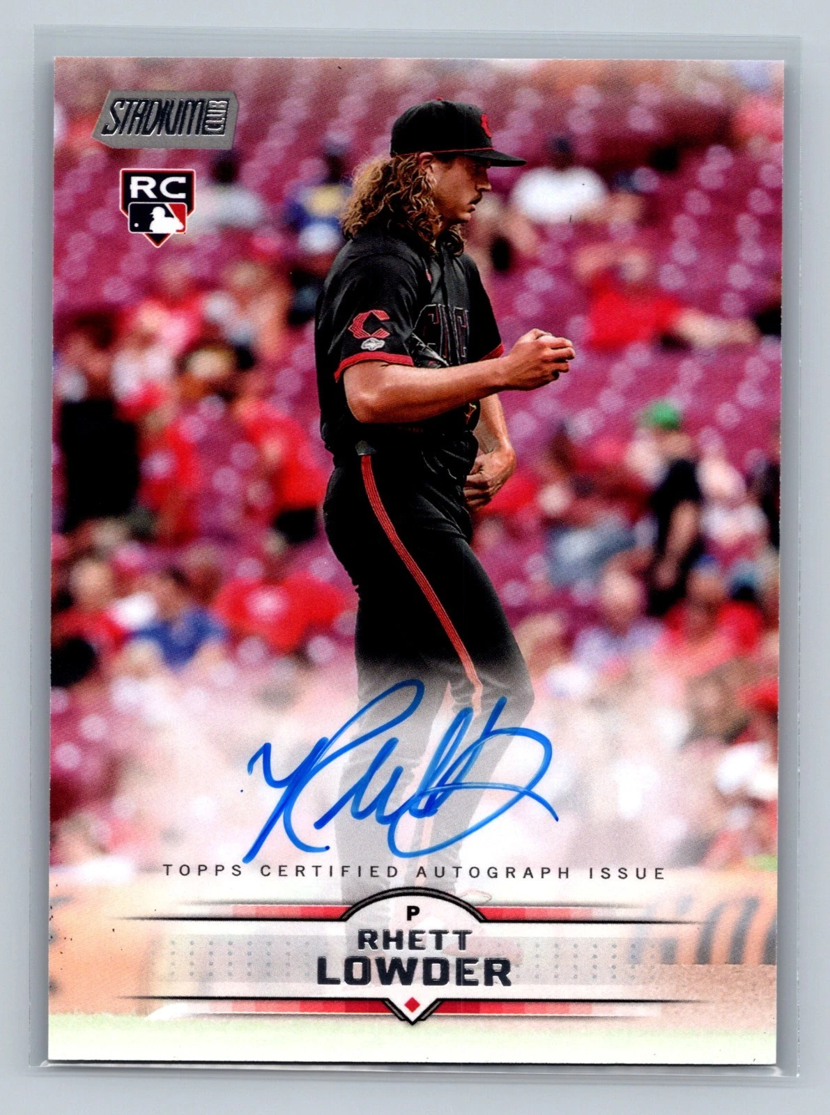 Rhett Lowder 2025 Topps Stadium Club Auto RC #SCBA-RL Reds