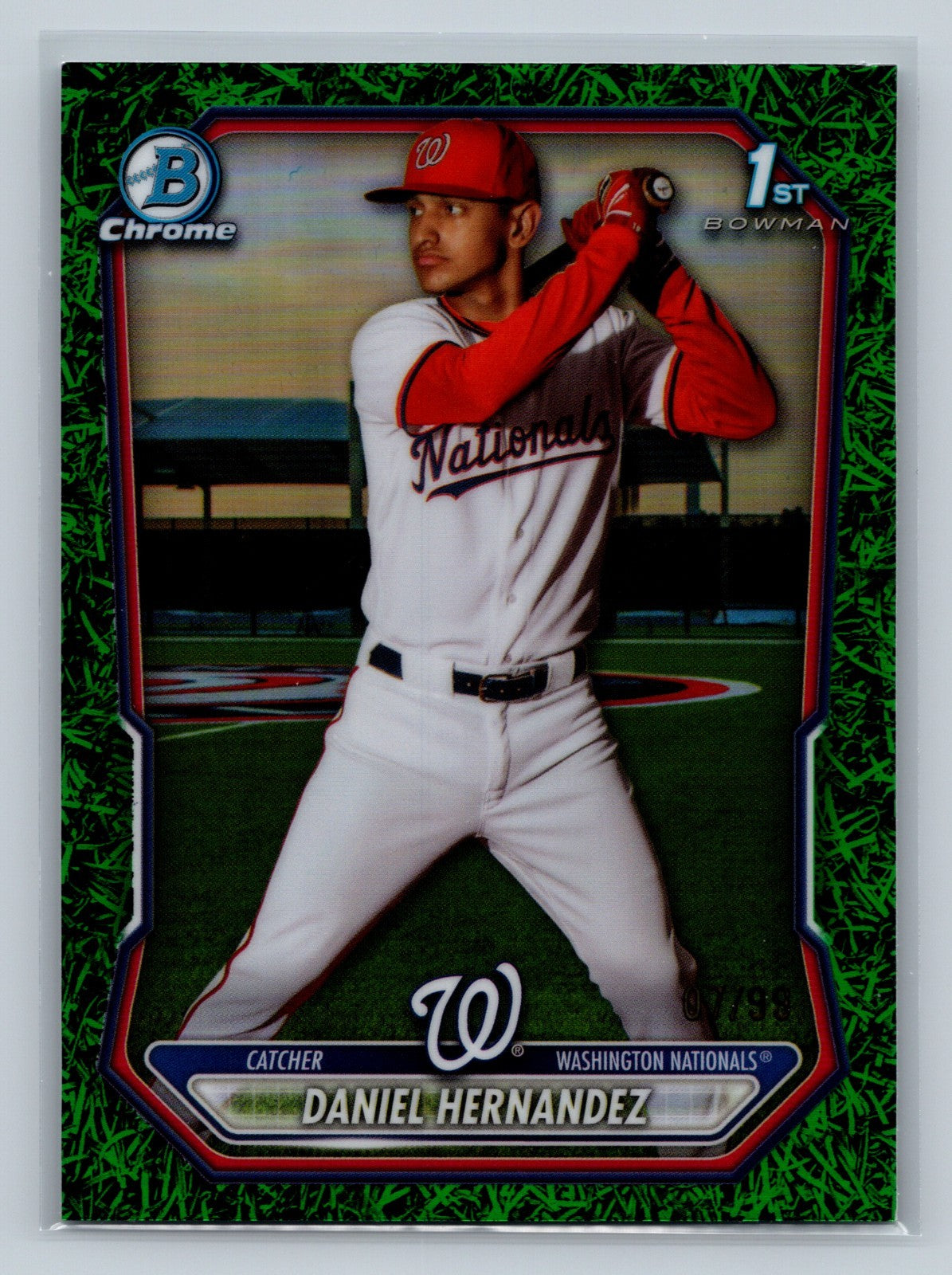 Daniel Hernandez 2026 Bowman Chrome 1st Green Grass Refractor /99 #BCP-97