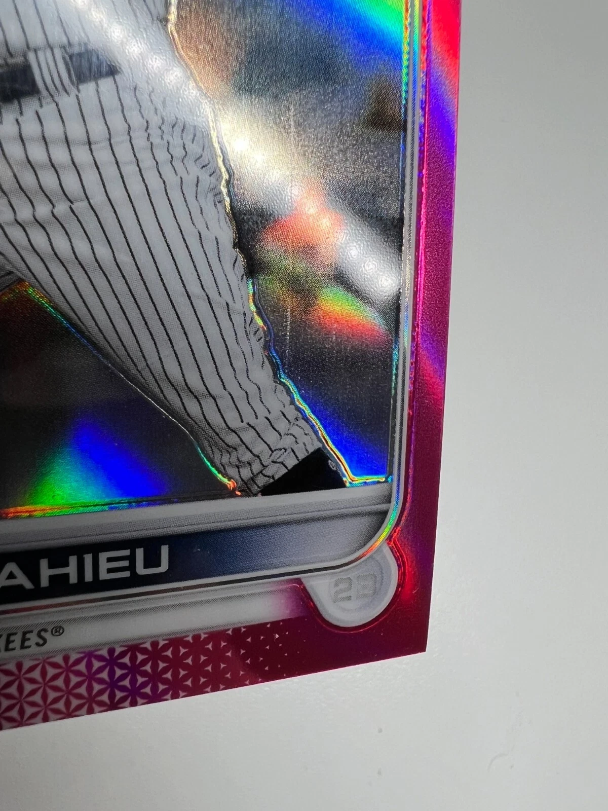 DJ LeMahieu 2022 Topps Chrome Pink Refractor /399 #20 Yankees