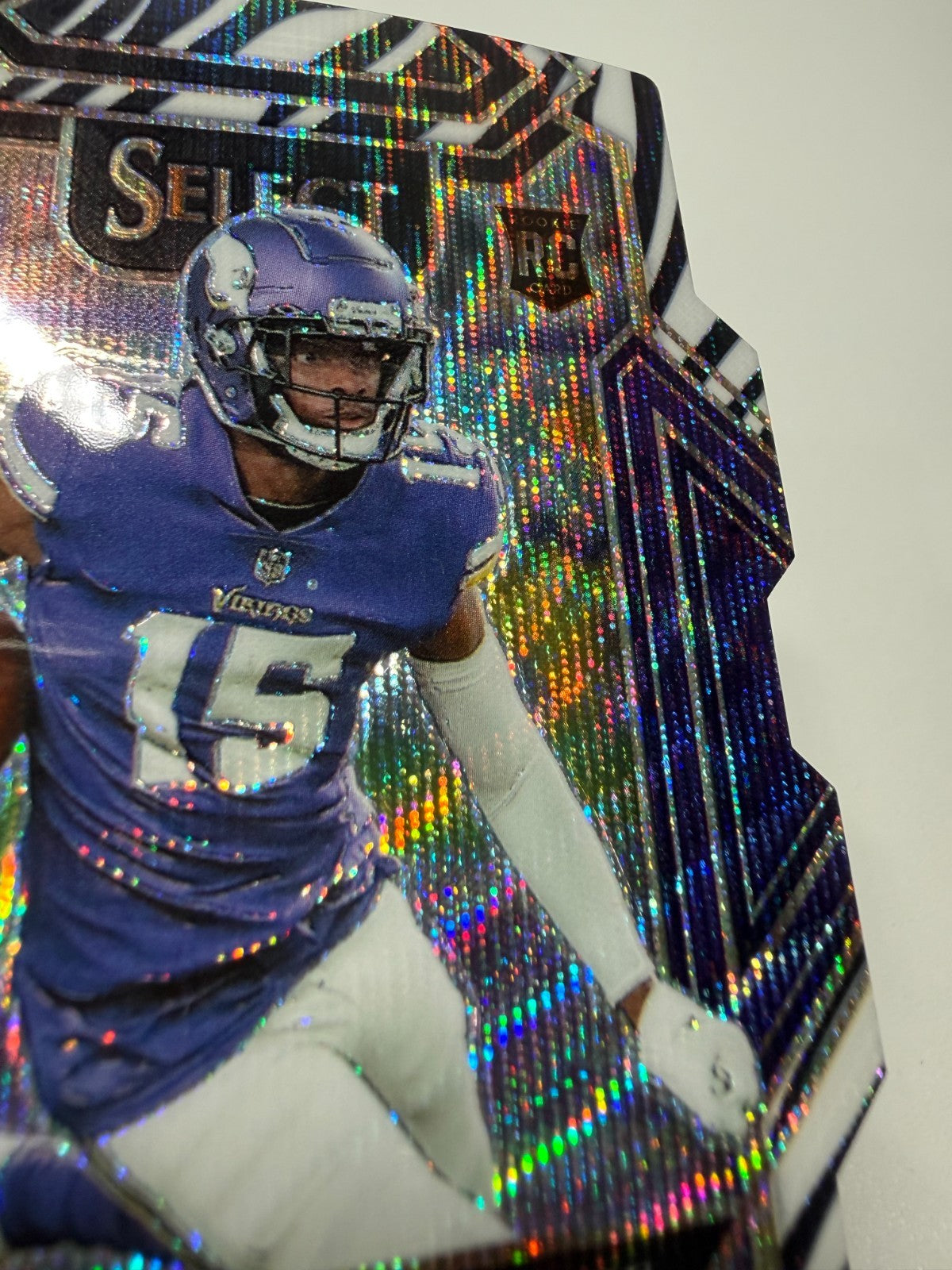 Ihmir Smith-Marsette 2021 Panini Select Concourse Zebra Die Cut Prizm RC #82