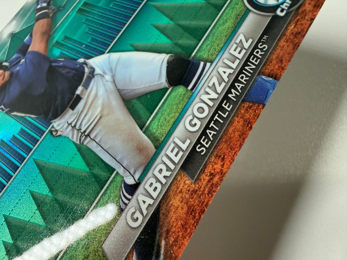 Gabriel Gonzalez 2024 Bowman Scouts Top 100 Aqua Refractor /125 #BTP-48 Mariners