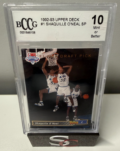 Shaquille O'Neal 1992-93 Upper Deck Rookie Draft Pick BCCG 10 #1