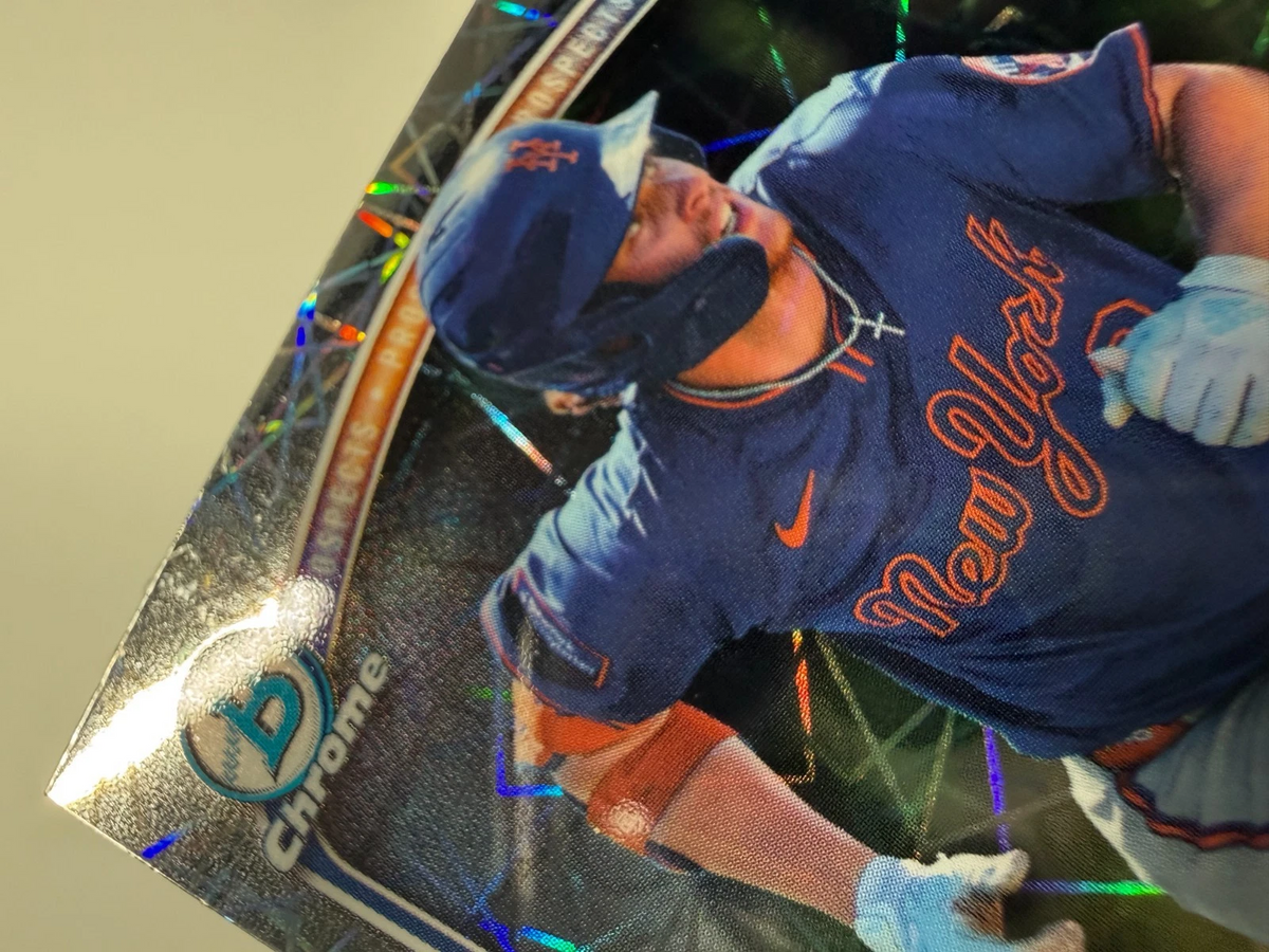 Carson Benge 2025 Bowman Draft Chrome Lazer Refractor #BDC-138 Mets