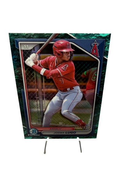 Joswa Lugo 2024 Bowman Draft Chrome Aqua Lunar Refractor /125 #BDC-93 Angels