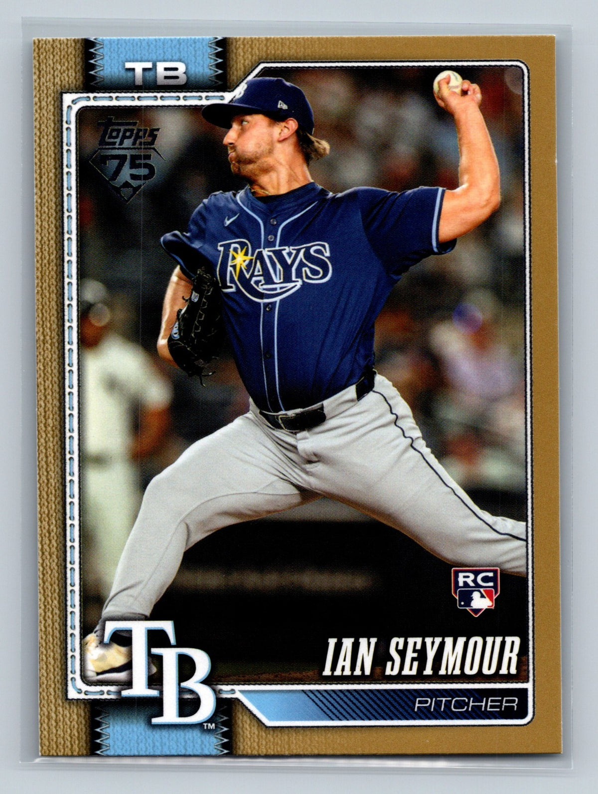 Ian Seymour 2026 Topps Series 1 Gold RC /2026 #165 Rays