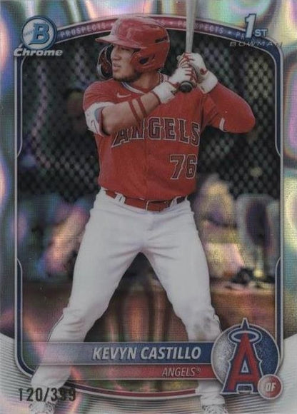 Kevyn Castillo 2025 Bowman Chrome 1st Lava Refractor /399 #BCP-82 Angels