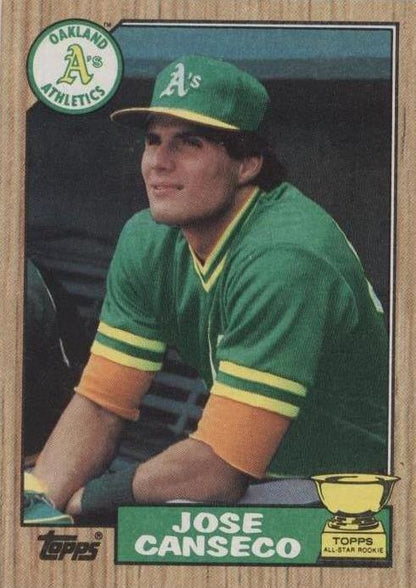 Jose Canseco 1987 Topps #620 Athletics