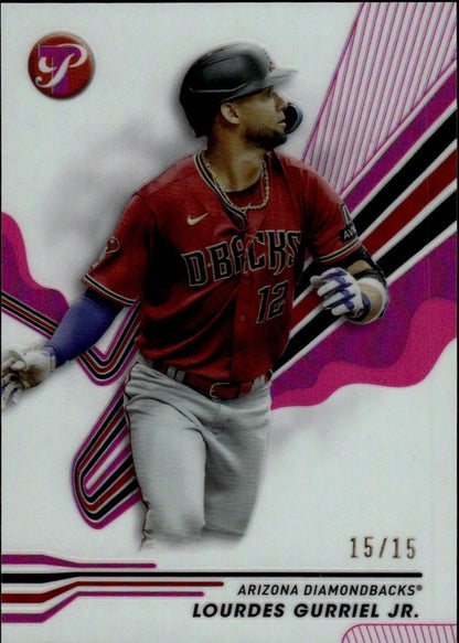 Lourdes Gurriel Jr. 2024 Topps Pristine Pink Refractor /15 #287 Diamondbacks