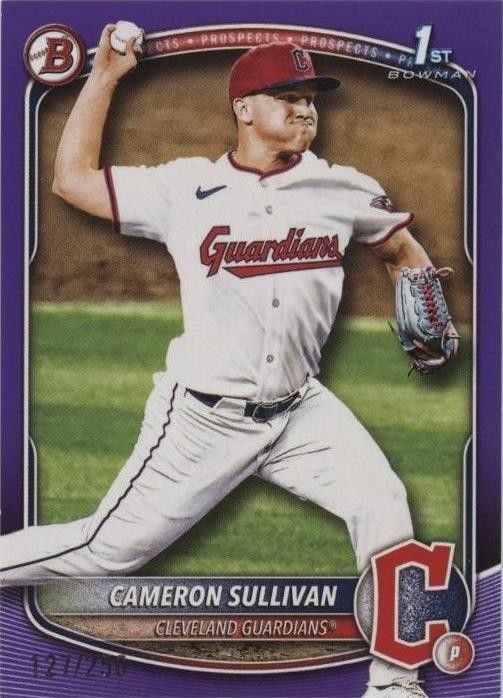 Cameron Sullivan 2025 Bowman 1st Paper Purple /250 #BP-97 Guardians