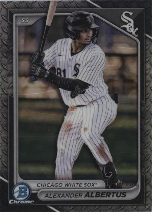 Alexander Albertus 2024 Bowman Draft Chrome Steel Metal Refractor /100 #BDC-164